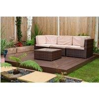 Forest 8' x 8' Composite Decking Kit - Brown (2.4m x 2.4m)