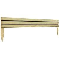 Forest Slatted Edging 120cm 3 Pack