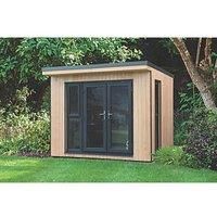 Forest Garden Xtend 2.98 x 2.9m Insulated Garden Office with 1/2 Window including Installation