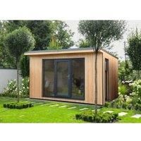 Forest Garden Xtend 4 x 3.42m Insulated Garden Office with 1/4 Window including Installation