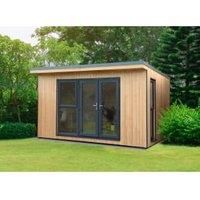 Forest Garden Xtend 4 x 3.42m Insulated Garden Office with 1/2 Window including Installation