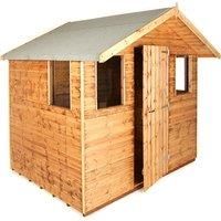 8' x 6' Traditional Shiplap 6' Cabin Garden Shed (2.44m x 1.83m)