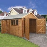 20' x 10' Traditional Deluxe Shiplap Wooden Garage / Workshop Shed (6.10m x 3.05m)