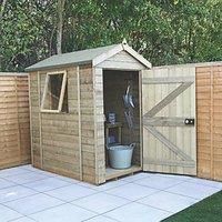 6' x 4' Forest Timberdale 25yr Guarantee Tongue & Groove Pressure Treated Apex Shed (1.93m x 1.33m)