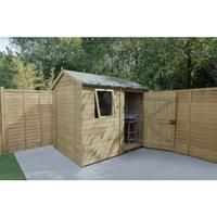 Timberdale T&G Pressure Treated Reverese Apex Shed