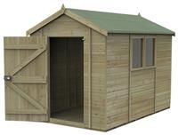 10' x 6' Forest Timberdale 25yr Guarantee Tongue & Groove Pressure Treated Apex Shed (3.06m x 1.98m)