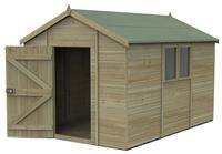 12' x 8' Forest Timberdale 25yr Guarantee Tongue & Groove Pressure Treated Apex Shed (3.65m x 2.52m)