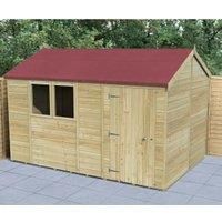 Timberdale Pressure Treated Reverese Apex Shed