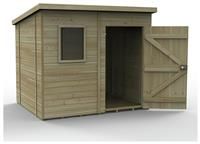 8' x 6' Forest Timberdale 25yr Guarantee Tongue & Groove Pressure Treated Pent Shed (2.5m x 2.02m)