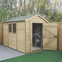 Forest Garden Timberdale 10 x 6ft Apex Shed with Base & Assembly
