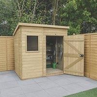 Timberdale T&G Pressure Treated 7x5 Pent Shed