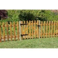 3ft Pale Wooden Garden Gate Contemporary cottage pedestrian style