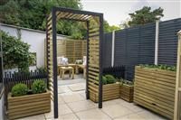 Forest Garden Slatted Arch