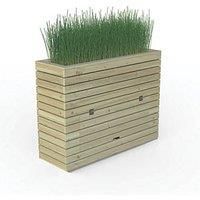 Forest Garden Linear Planter - Tall with Storage