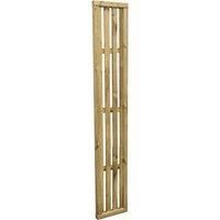 Forest Garden 1.8m x 0.3m Pressure Treated Vertical Slatted Screen