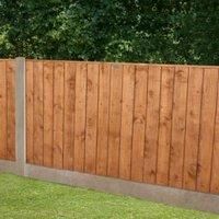 Forest Garden 6ft x 4ft (1.83m x 1.23m) Closeboard Board Fence Panel - Pack of 4
