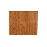 Forest Garden 6ft x 5ft (1.83m x 1.54m) Closeboard Fence Panel - Pack of 5