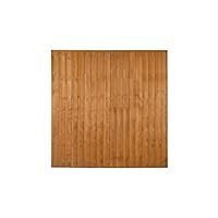 Forest Garden 6ft x 6ft (1.83m x 1.85m) Closeboard Fence Panel - Pack of 3