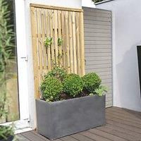 Forest Garden Pressure Treated Vertical Slatted Screen - 1800 x 900mm - 6ft x 3ft - Pack of 4