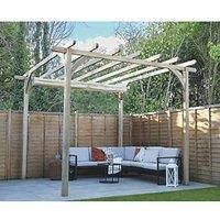 Ultima Pergola - 3.6 x 3.6m with/out Canopy Patio Garden Plant Support