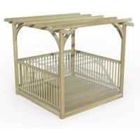 8' x 8' Forest Pergola Deck Kit No. 3 (2.4m x 2.4m)