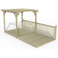 8' x 16' Forest Pergola Deck Kit No. 2 (2.4m x 4.8m)