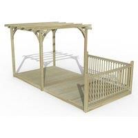 8' x 16' Forest Pergola Deck Kit No. 3 (2.4m x 4.8m)