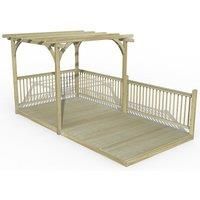 8' x 16' Forest Pergola Deck Kit No. 6 (2.4m x 4.8m)