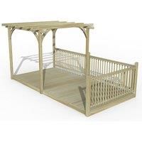 8' x 16' Forest Pergola Deck Kit No. 7 (2.4m x 4.8m)