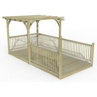 8' x 16' Forest Pergola Deck Kit No. 11 (2.4m x 4.8m)