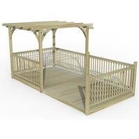 8' x 16' Forest Pergola Deck Kit No. 12 (2.4m x 4.8m)