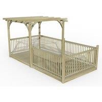 8' x 16' Forest Pergola Deck Kit No. 13 (2.4m x 4.8m)