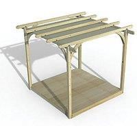 8' x 8' Forest Pergola Deck Kit with Canopy No. 1 (2.4m x 2.4m)