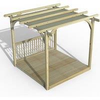 8' x 8' Forest Pergola Deck Kit with Canopy No. 2 (2.4m x 2.4m)