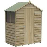 Forest Garden Overlap Pressure Treated 5' x 3' Apex Shed