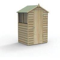 Forest 4x3 4Life Overlap Apex Shed 25yr Guarantee Base/Install Free Delivery