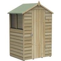 Forest 4x3 4Life Overlap Apex Shed 25yr Guarantee Base/Install Free Delivery