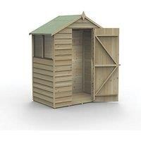 Forest 5x3 4Life Overlap Apex Shed Pressue Treated 25yr Guarantee Free Delivery