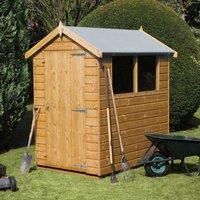 6' x 6' Traditional Standard Apex Wooden Garden Shed (1.83m x 1.83m)
