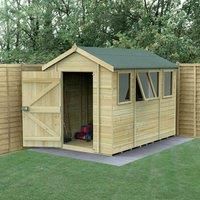 10' x 6' Forest Timberdale 25yr Guarantee Tongue & Groove Pressure Treated Apex Shed ££ 4 Windows (3.06m x 1.98m)