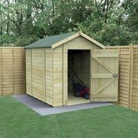 8' x 6' Forest Timberdale 25yr Guarantee Tongue & Groove Pressure Treated Windowless Apex Shed (2.5m x 1.98m)