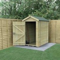 Forest Timberdale 6x4 Shed Wooden Apex No Window 25 Yr Guarantee Free Delivery