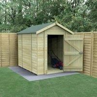 Forest Timberdale 8x6 Shed Wooden Apex No Window 25 Yr Guarantee Free Delivery