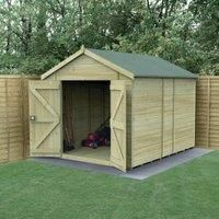 Timberdale 10x8 Apex Shed No Window Double Door T&G 25Yr Guarantee Free Delivery