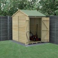 Forest Garden 7x5 Forest Beckwood Tongue and Groove Reverse Apex Windowless Wooden Shed 25yr Guarantee - 7x5 Forest Beckwood Tongue and Groove Reverse Apex Windowle