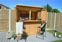 Forest Garden Pressure Treated Shiplap 6x4 Apex Garden Bar