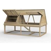 8'6 x 4'8 Forest Hedgerow Wooden Raised Large Chicken Coop (2.58m x 1.41m)