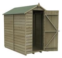 Forest 6X4 Apex Shed - No Window