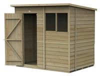 Forest Wooden 7 x 5ft Overlap Pent Shed