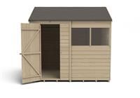Forest 4Life 8X6 Reverse Apex Shed - 2 Windows